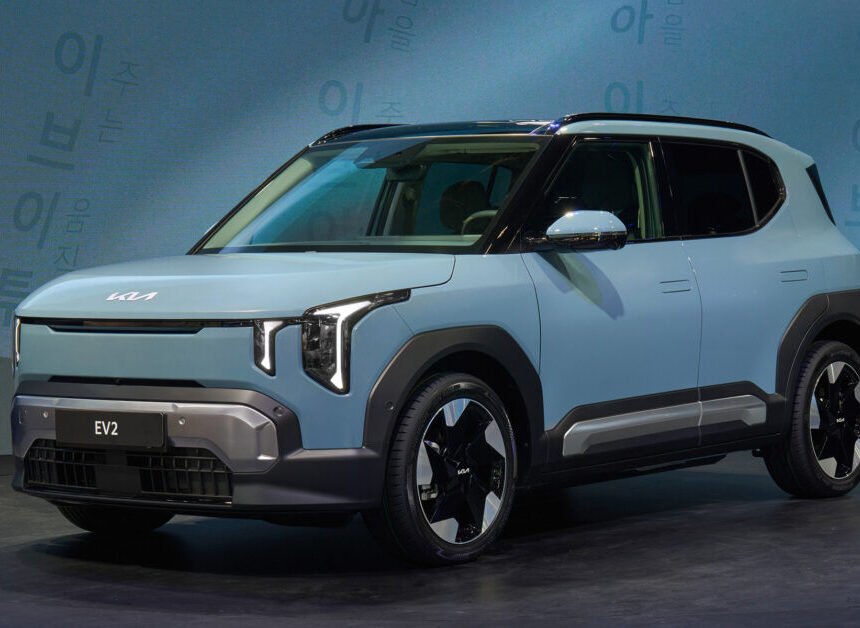 Electric Kia EV2 crossover entering production in February